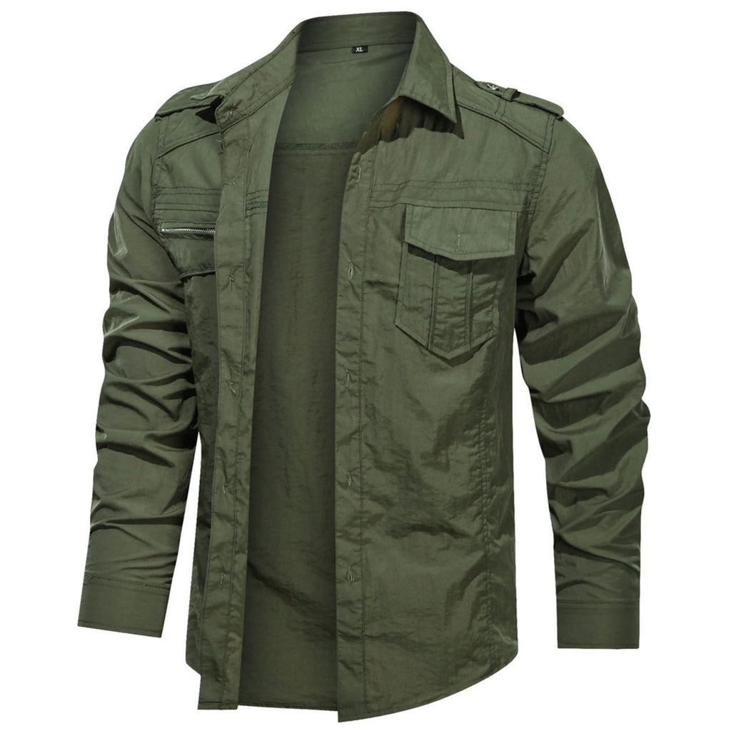 Soft Shell Long Sleeve Overshirt for Men | Outdoor Wear