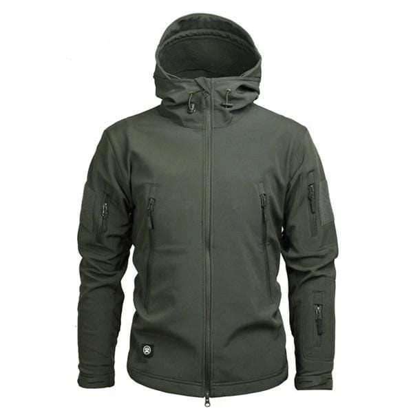 Hooded Jacket with Seven Zip Pockets for Men | Outdoor Wear
