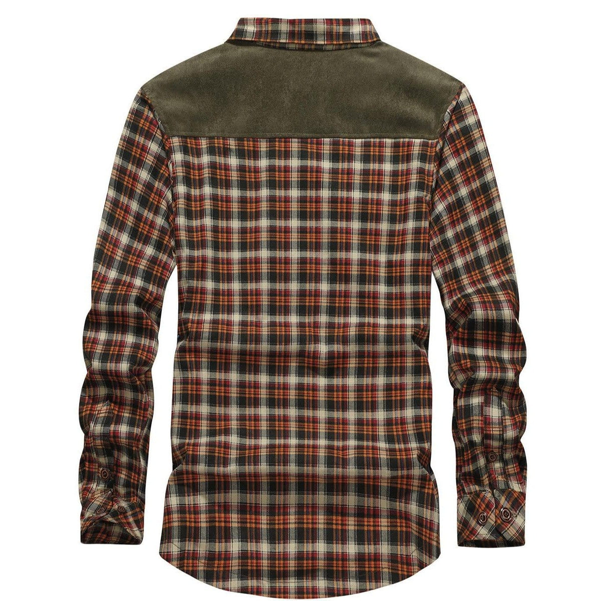 Faux Fur Lined Plaid Shirt Jacket for Men | Cold Weather Layering