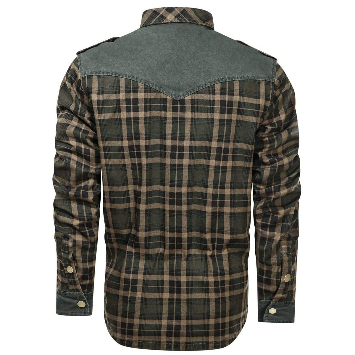 Flannel Style Long Sleeve Button Down Shirt for Men | Casual Wear