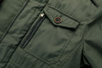 Heavyweight Fleece Lined Hooded Work Jacket for Men | Cold Weather