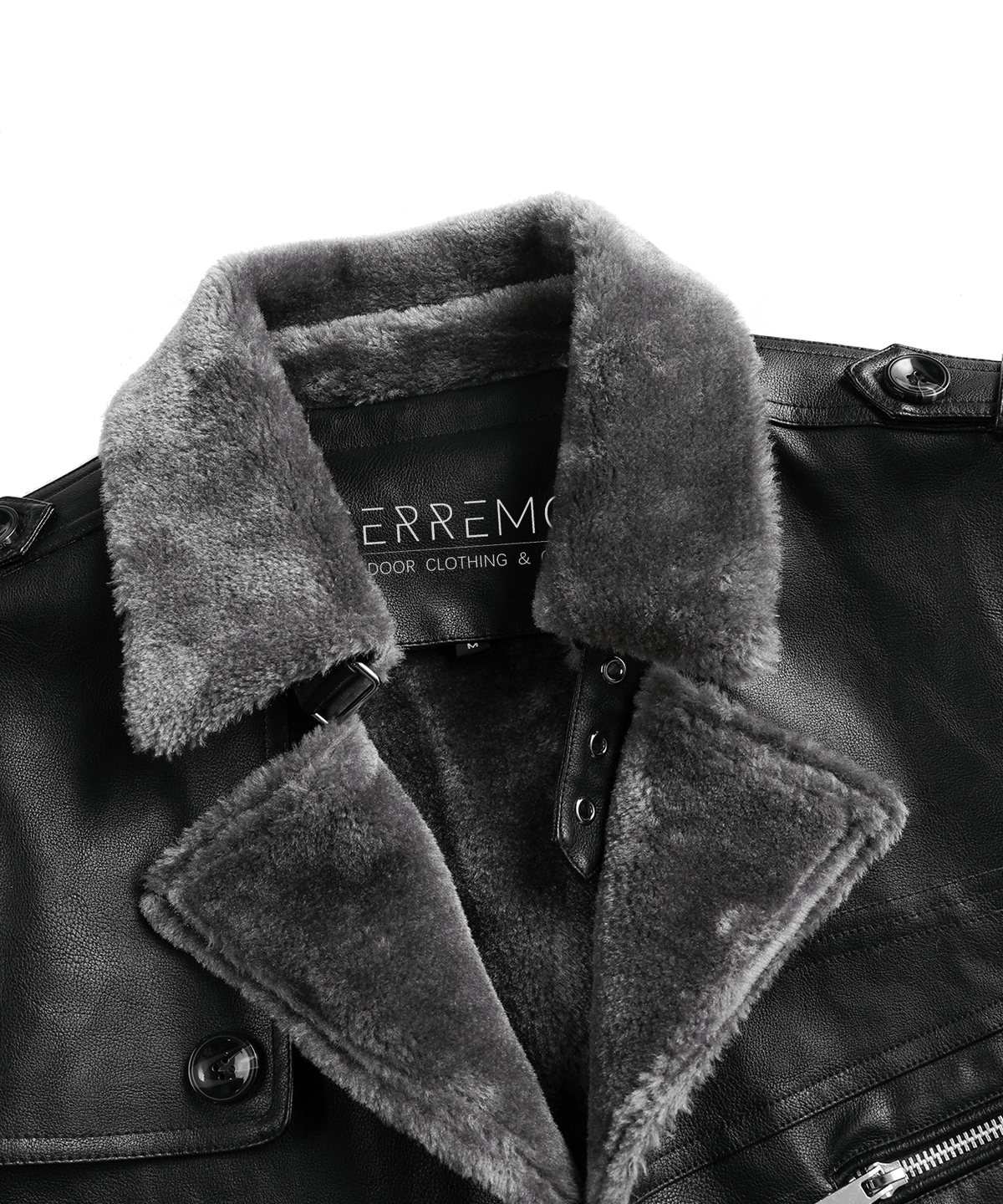 PU Leather Winter Coat for Men | Cold Weather Outerwear