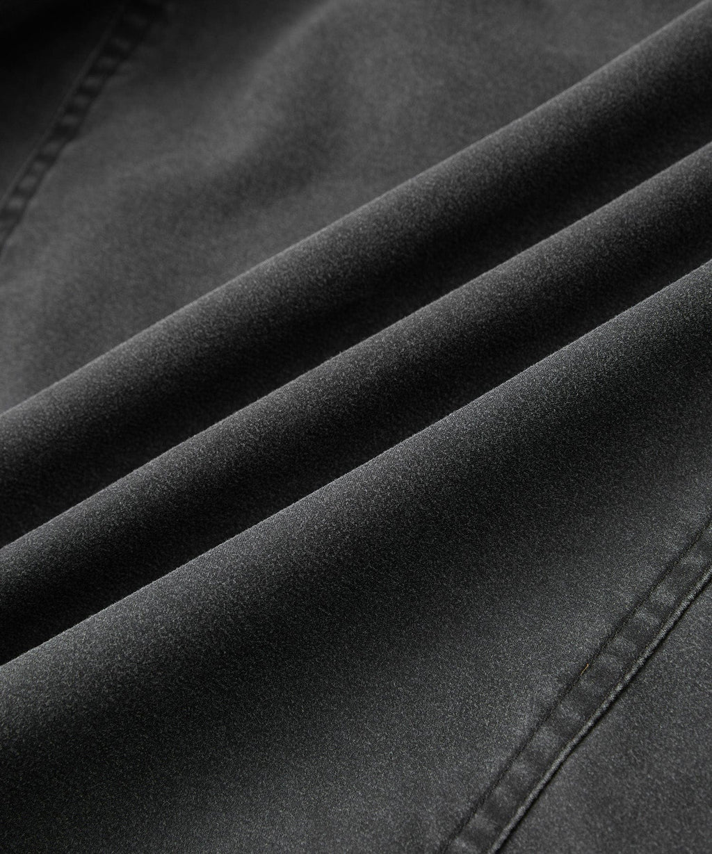 Washed Canvas Quilted Shoulder Moto Jacket for Men | Casual Wear