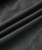 Washed Canvas Quilted Shoulder Moto Jacket for Men | Casual Wear