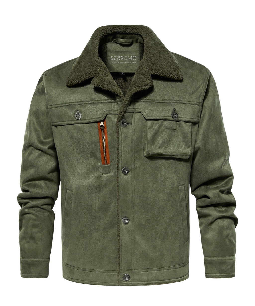 Sherpa Lined Jacket for Men | Cold Weather Wear