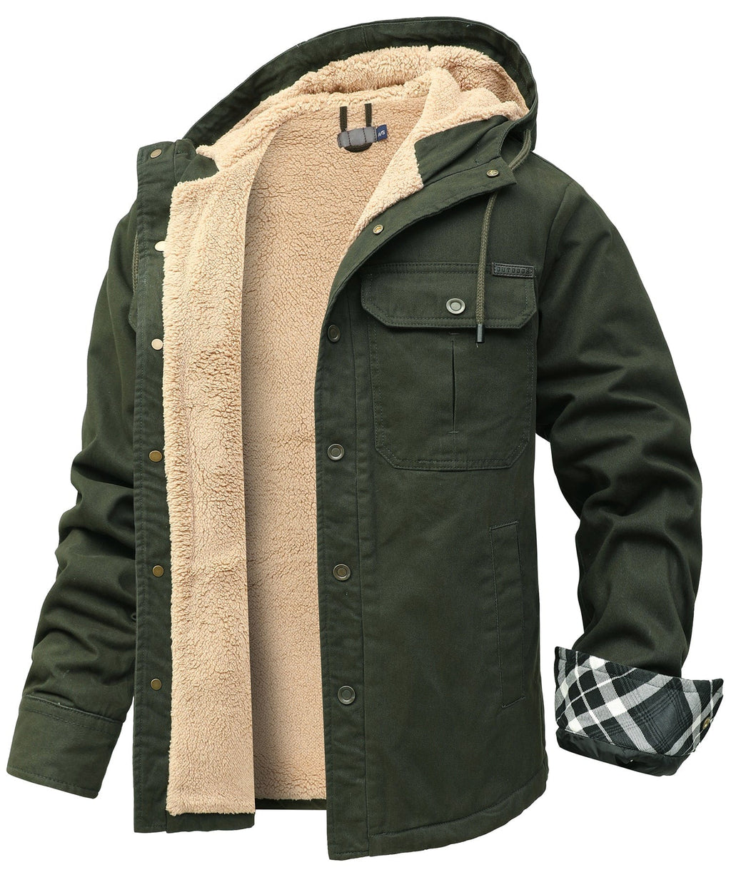 Fleece Lined Work Jacket for Men | Cold Weather