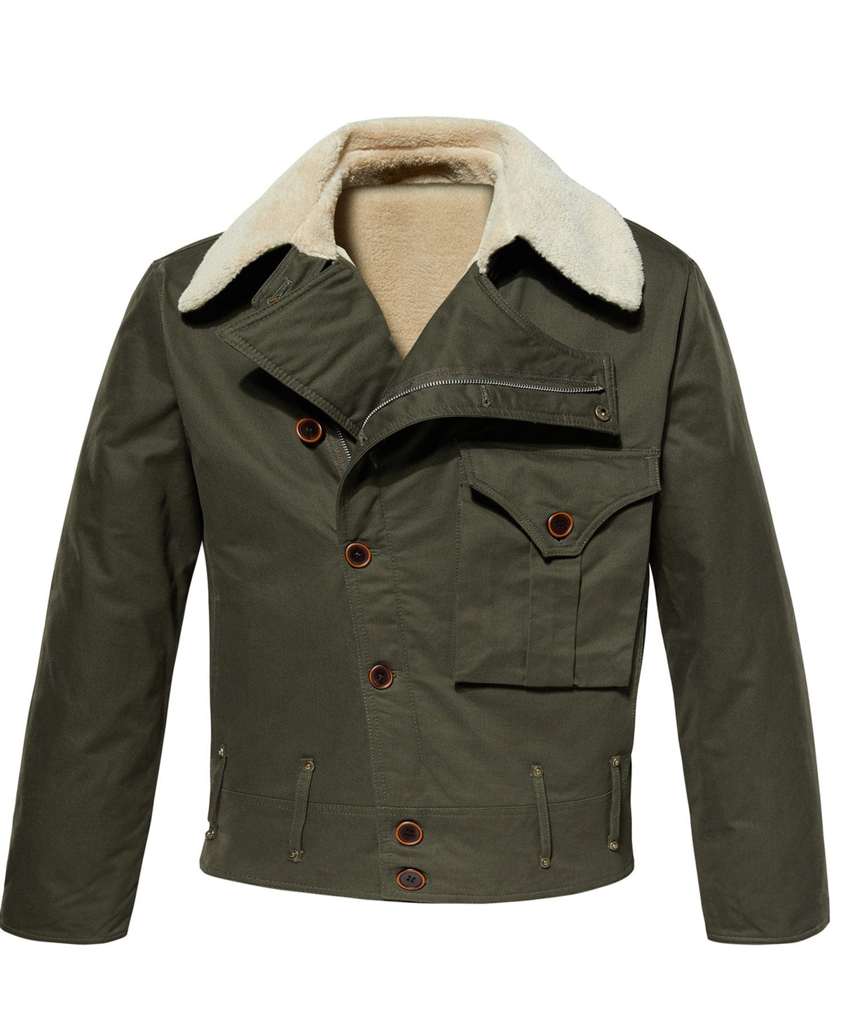 Canvas Aviator Style Jacket for Men | Outdoor Wear