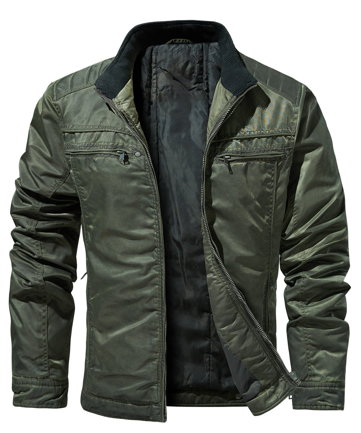Lightweight Insulated Military Style Jacket for Men | Mid Season Wear