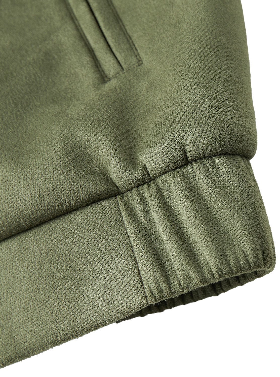 Plush Lined Stand Up Collar Jacket for Men | Outdoor Wear