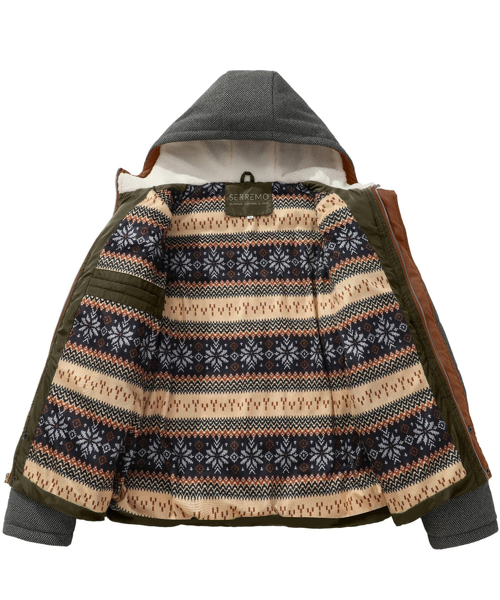 Padded Jacket with Soft Inner Lining for Men | Cold Weather