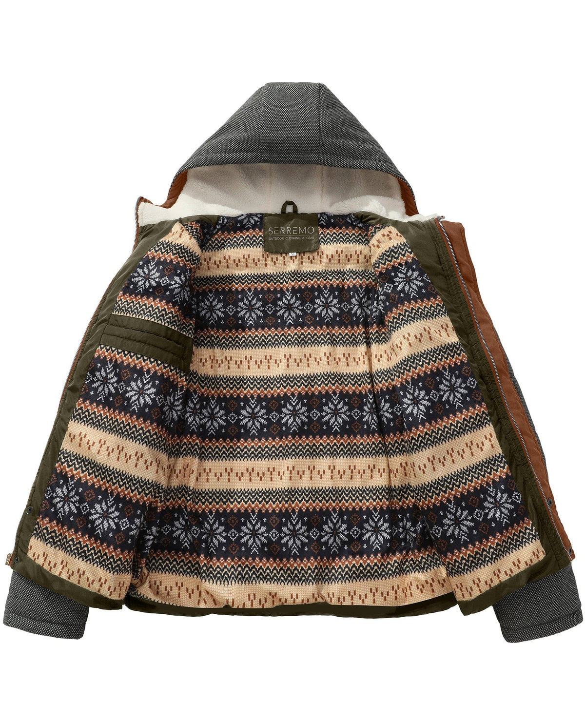 Padded Jacket with Soft Inner Lining for Men | Cold Weather