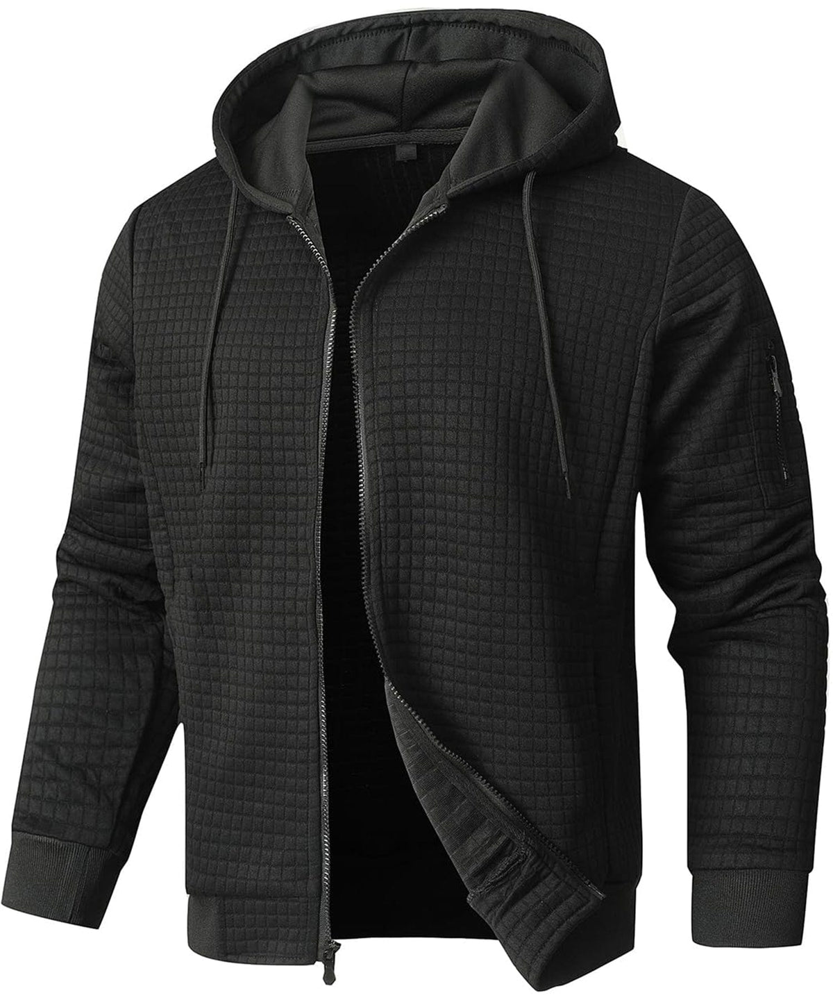 Insulated Cotton Blend Hoodie for Men | Cold Weather Wear