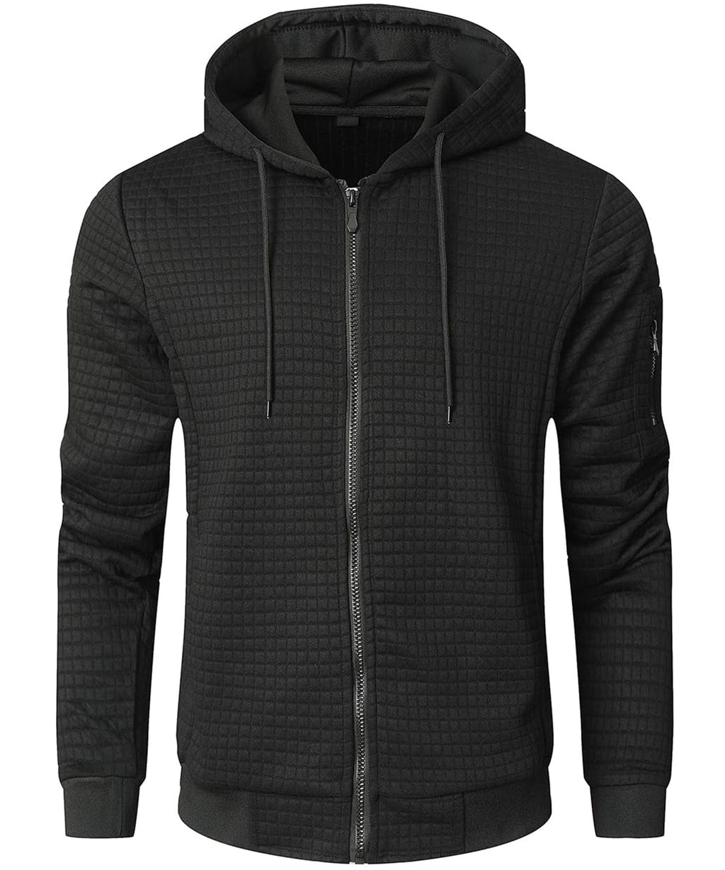Insulated Cotton Blend Hoodie for Men | Cold Weather Wear