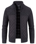 Knit Body Quilted Panel Hybrid Jacket for Men | Cool Weather Layering