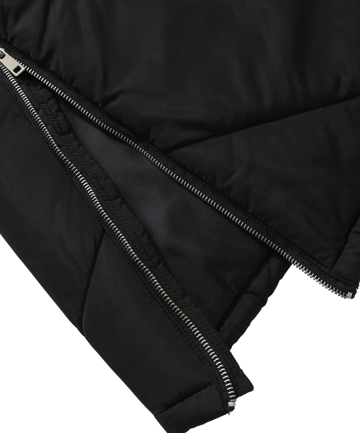 Hooded Longline Quilted Vest with Zip Pockets for Men | Urban Layering
