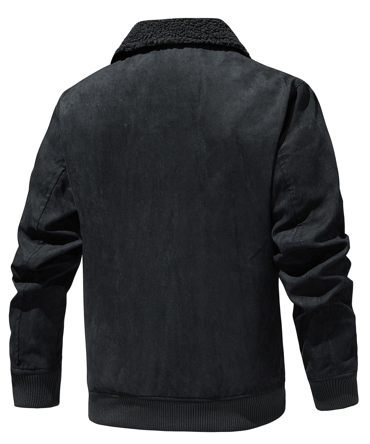 Sherpa Collar Quilted Insulated Bomber Jacket for Men | Winter Outerwear