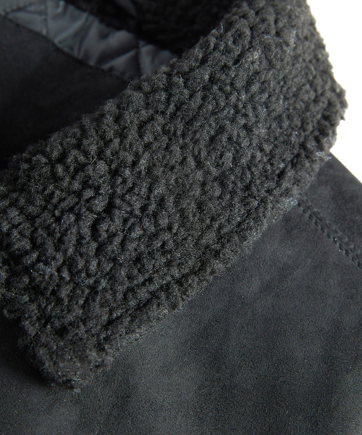 Sherpa Collar Quilted Insulated Bomber Jacket for Men | Winter Outerwear