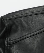 Removable Hood PU Leather Bomber Jacket for Men | Casual Wear