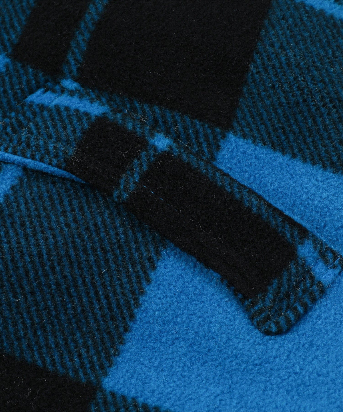 Blue Plaid Faux Shearling Lined Zip Front Jacket for Men | Winter Outerwear