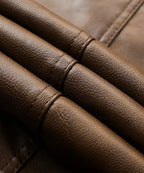 PU Leather Winter Coat for Men | Cold Weather Outerwear