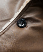 PU Leather Winter Coat for Men | Cold Weather Outerwear