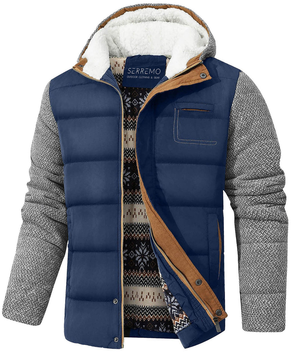 Padded Jacket with Soft Inner Lining for Men | Cold Weather
