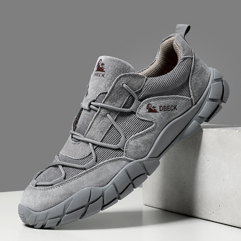 Suede and Mesh Trail Sneakers for Men | Outdoor and Urban Wear