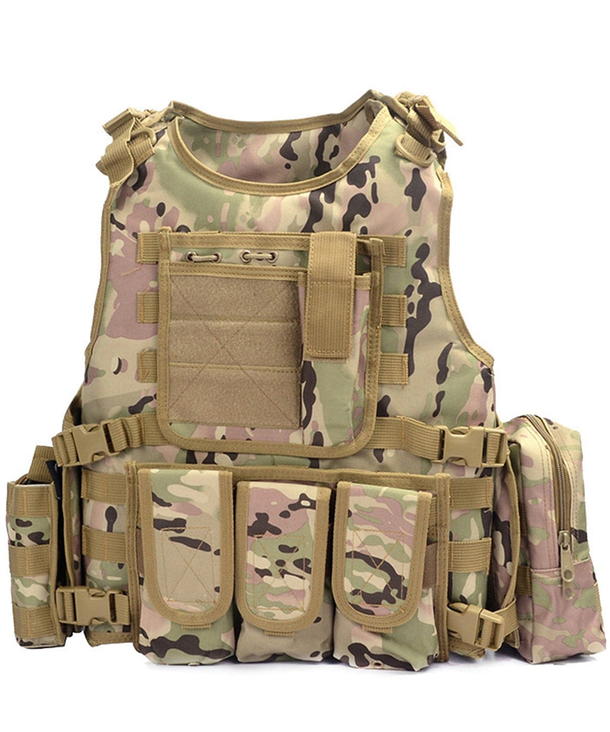 Multi Pocket Adjustable Tactical Vest for Men | Hunting and Airsoft