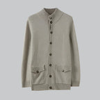 Cashmere Button Up Cardigan for Men | Autumn and Winter Wear