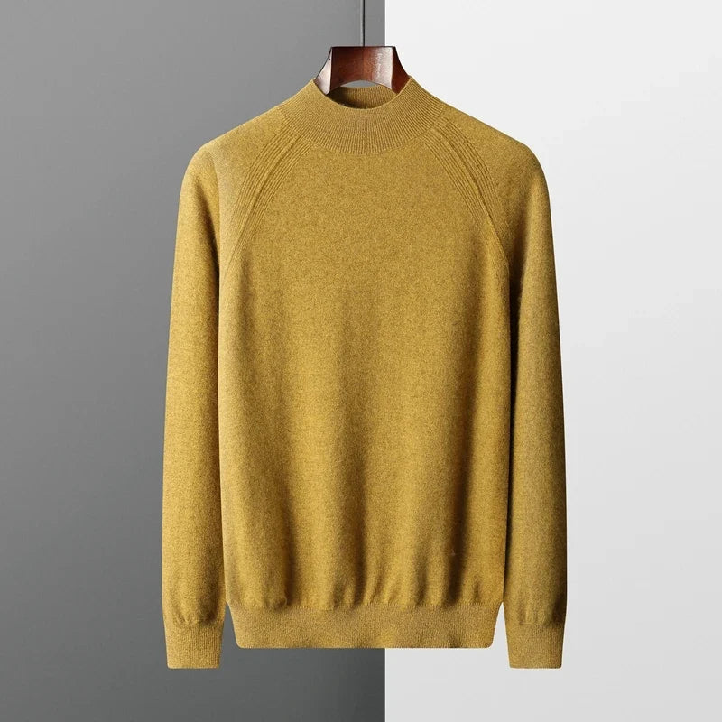 Himalayan Cashmere Crewneck Sweater for Men | Business and Casual Wear