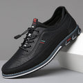 Cushioned Lace Up Business Casual Shoes for Men | Office and Daily Wear