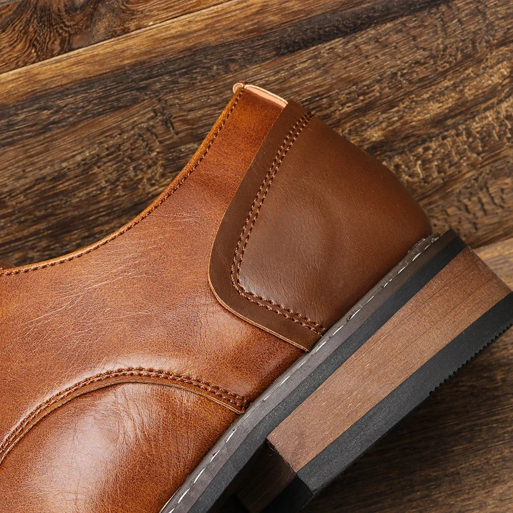 Brown Leather Oxford Shoes for Men | Office and Evening Wear