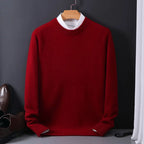 Cashmere Crew Neck Sweater for Men | Smart Casual Wear