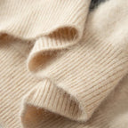 Colour Block Argyle Merino Wool Sweater for Men | Smart Casual Wear