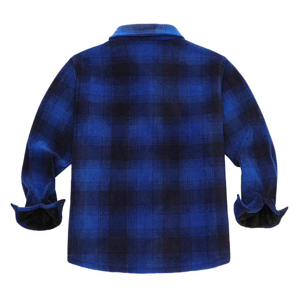 Lined Plaid Flannel Shirt Jacket for Men | Cold Weather Layering