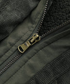 Heavyweight Fleece Lined Hooded Work Jacket for Men | Cold Weather