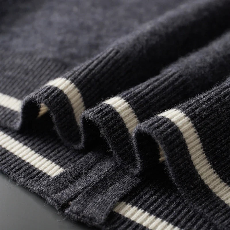 Wool Blend Single Breasted Longline Overcoat for Men | Winter Outerwear