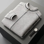 Wool Blend Single Breasted Longline Overcoat for Men | Winter Outerwear