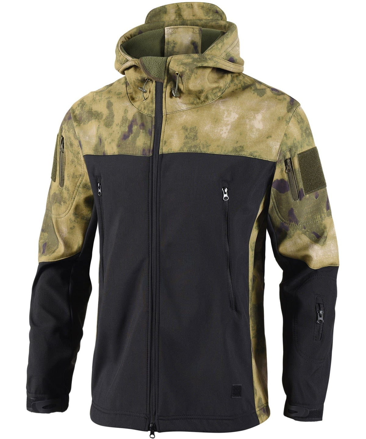 Wind Resistant Camo Tactical Jacket for Men | Autumn Winter Outdoor Wear