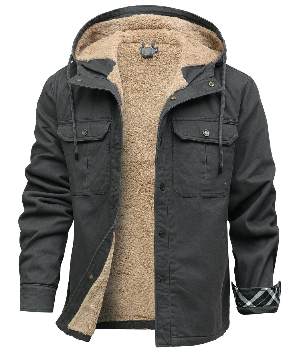 Fleece Lined Work Jacket for Men | Cold Weather