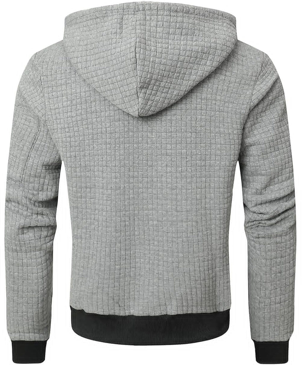 Insulated Cotton Blend Hoodie for Men | Cold Weather Wear