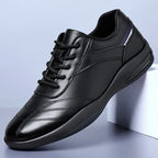 Genuine Cow Leather Low Profile Sneakers for Men | Casual Wear