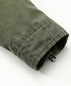 Washed Canvas Quilted Shoulder Moto Jacket for Men | Casual Wear