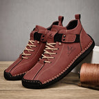 Handmade Leather Lace Up Ankle Boots for Men | Urban and Outdoor Wear