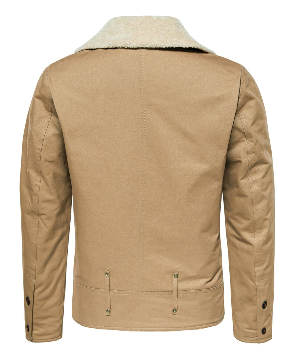 Canvas Aviator Style Jacket for Men | Outdoor Wear