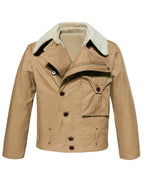 Canvas Aviator Style Jacket for Men | Outdoor Wear