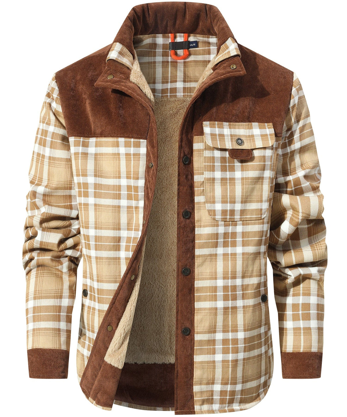 Cotton Blend Outdoor Jacket for Men | Everyday Wear