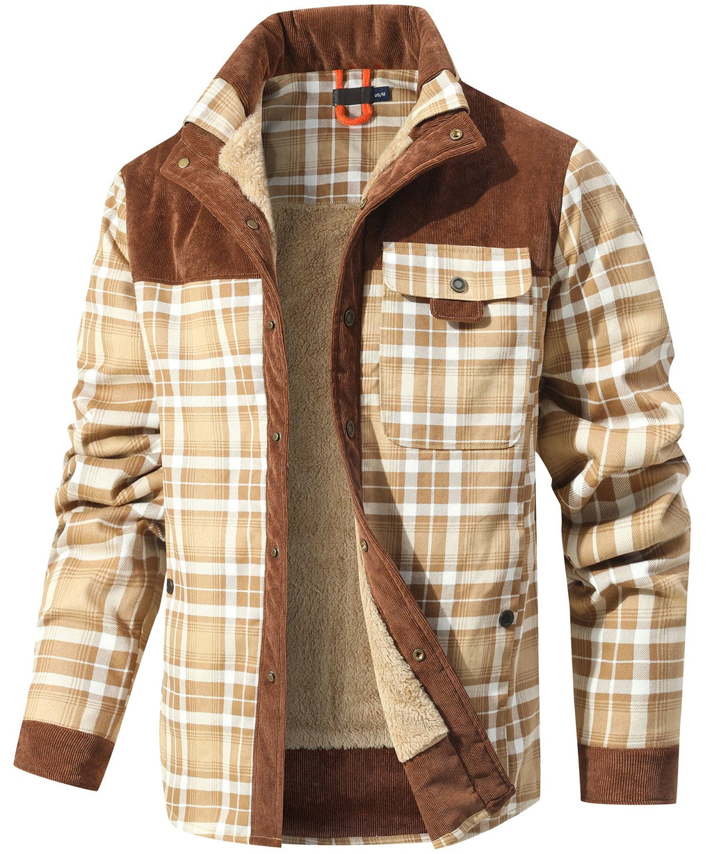 Cotton Blend Outdoor Jacket for Men | Everyday Wear
