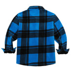 Lined Plaid Flannel Shirt Jacket for Men | Cold Weather Layering