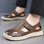 Breathable Leather Strap Sandals for Men | Summer City Wear